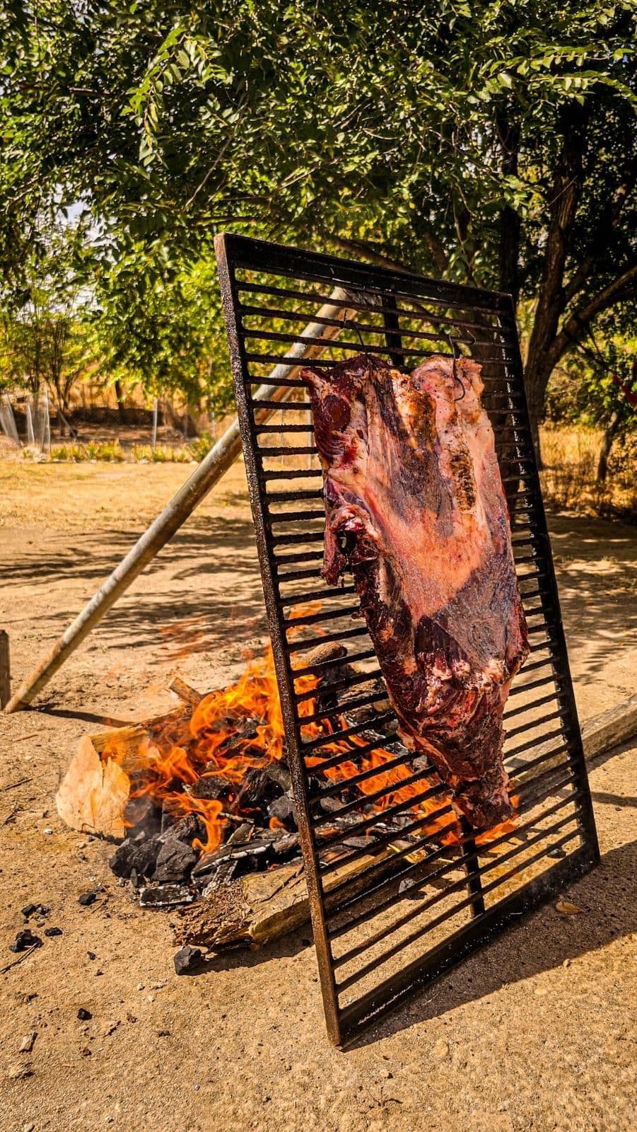 Asado en casa rural